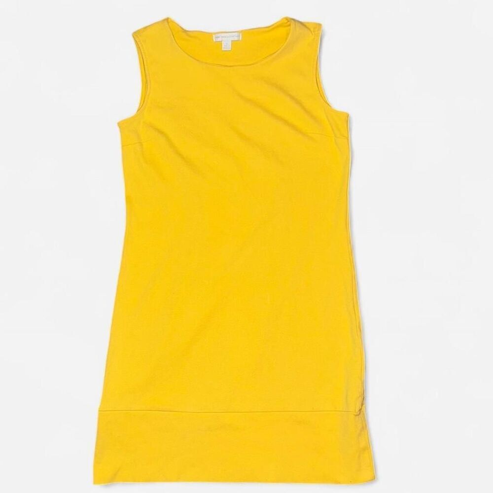 Yellow Cotton Shift Sleeveless Mini Dress from New York & Co. SIZE XS